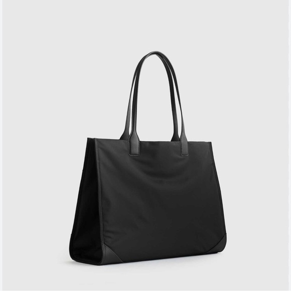 Quince Handbags - Quince nylon tote bag in black